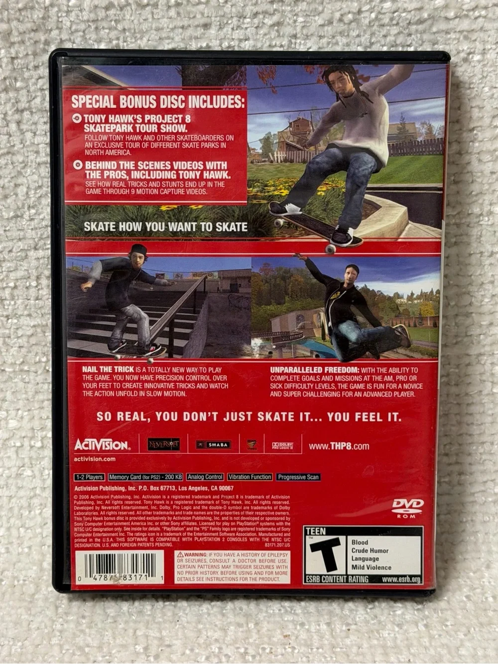 Sony tony hawk
